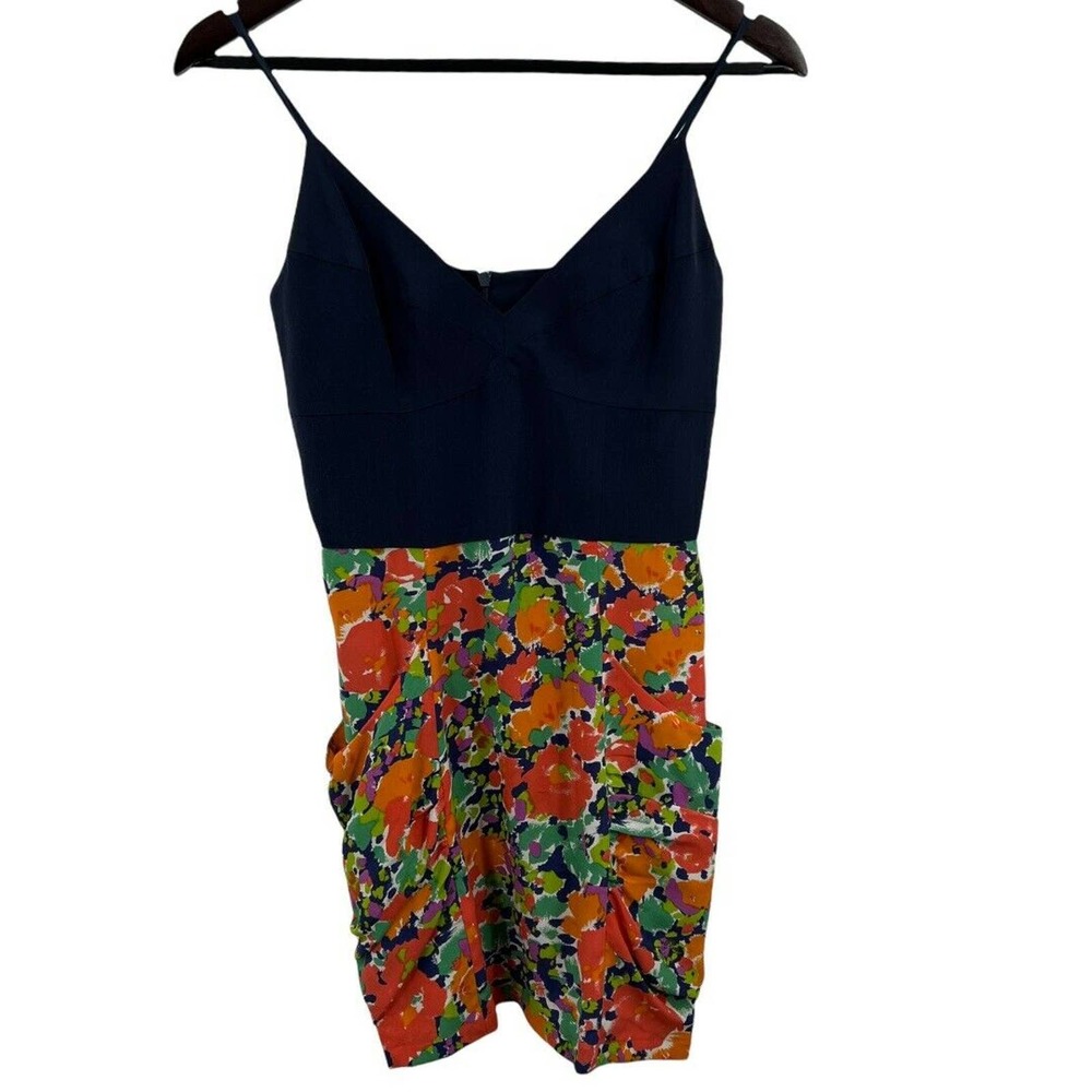 Myne Silk Floral Sheath Sleeveless Dress‎ Size 0